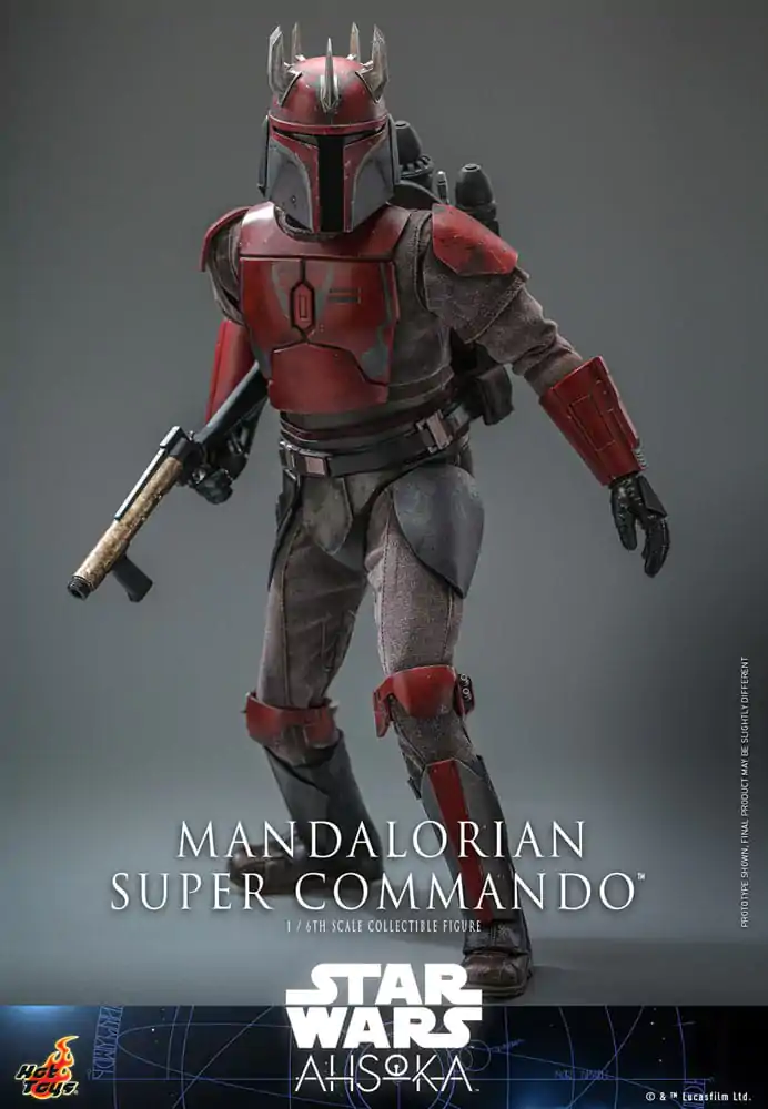 Star Wars: The Mandalorian 1/6 Mandalorian Super Commando akciófigura 31 cm termékfotó