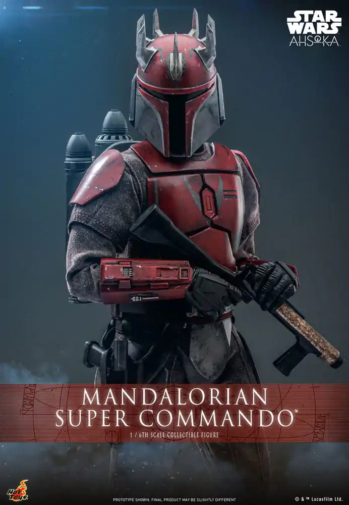 Star Wars: The Mandalorian 1/6 Mandalorian Super Commando akciófigura 31 cm termékfotó