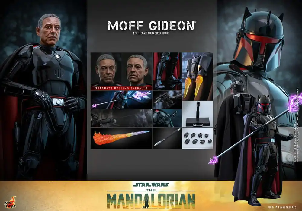 Star Wars: The Mandalorian 1/6 Moff Gideon akciófigura 29 cm termékfotó