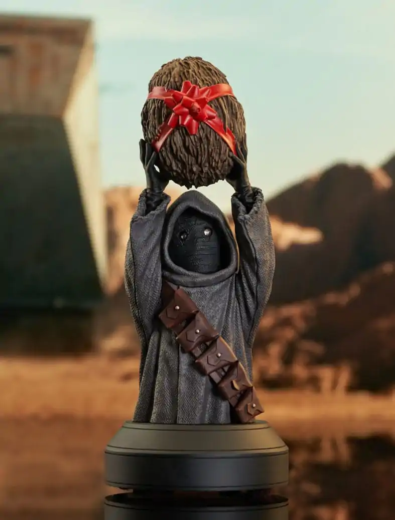 Star Wars: The Mandalorian 1/6 Offworld Jawa 2022 Holiday Edition mellszobor figura 15 cm termékfotó