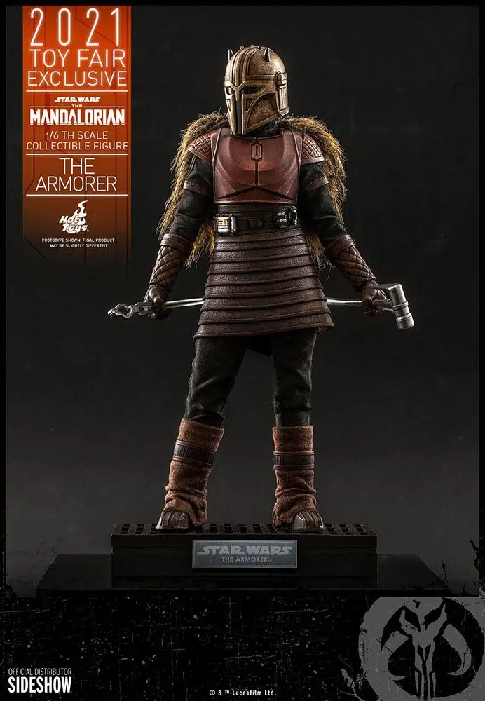 Star Wars The Mandalorian 1/6 The Armorer 2021 Toy Fair Exkluzív akciófigura 29 cm termékfotó