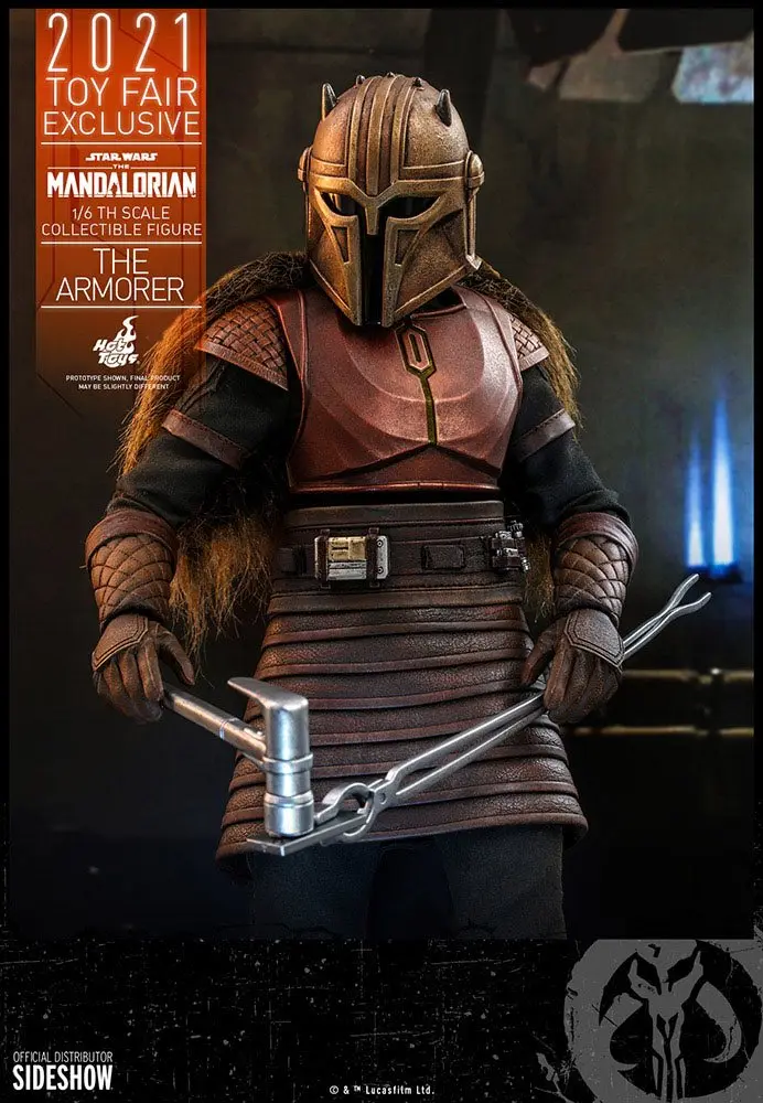 Star Wars The Mandalorian 1/6 The Armorer 2021 Toy Fair Exkluzív akciófigura 29 cm termékfotó