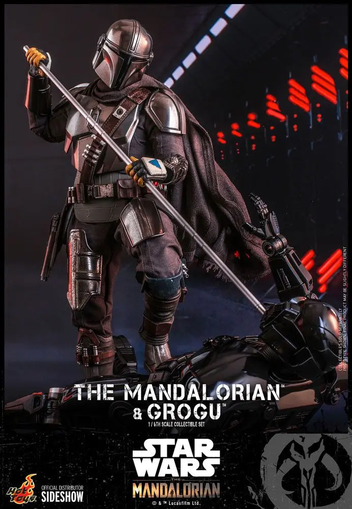 Star Wars The Mandalorian 1/6 The Mandalorian &amp; Grogu akciófigura 30 cm termékfotó