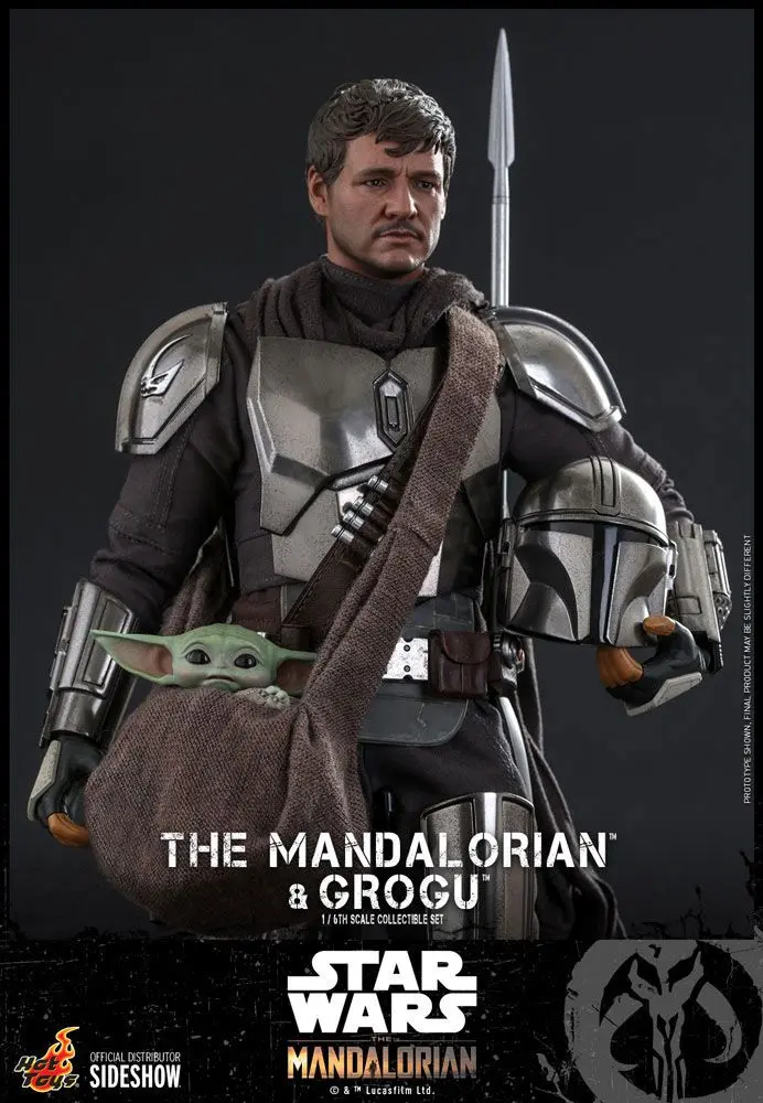 Star Wars The Mandalorian 1/6 The Mandalorian &amp; Grogu akciófigura 30 cm termékfotó