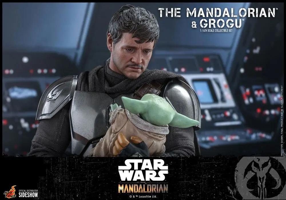 Star Wars The Mandalorian 1/6 The Mandalorian &amp; Grogu akciófigura 30 cm termékfotó