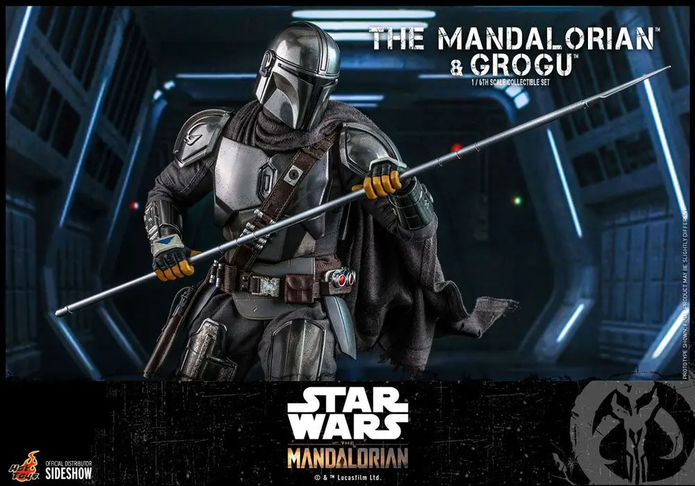 Star Wars The Mandalorian 1/6 The Mandalorian &amp; Grogu akciófigura 30 cm termékfotó