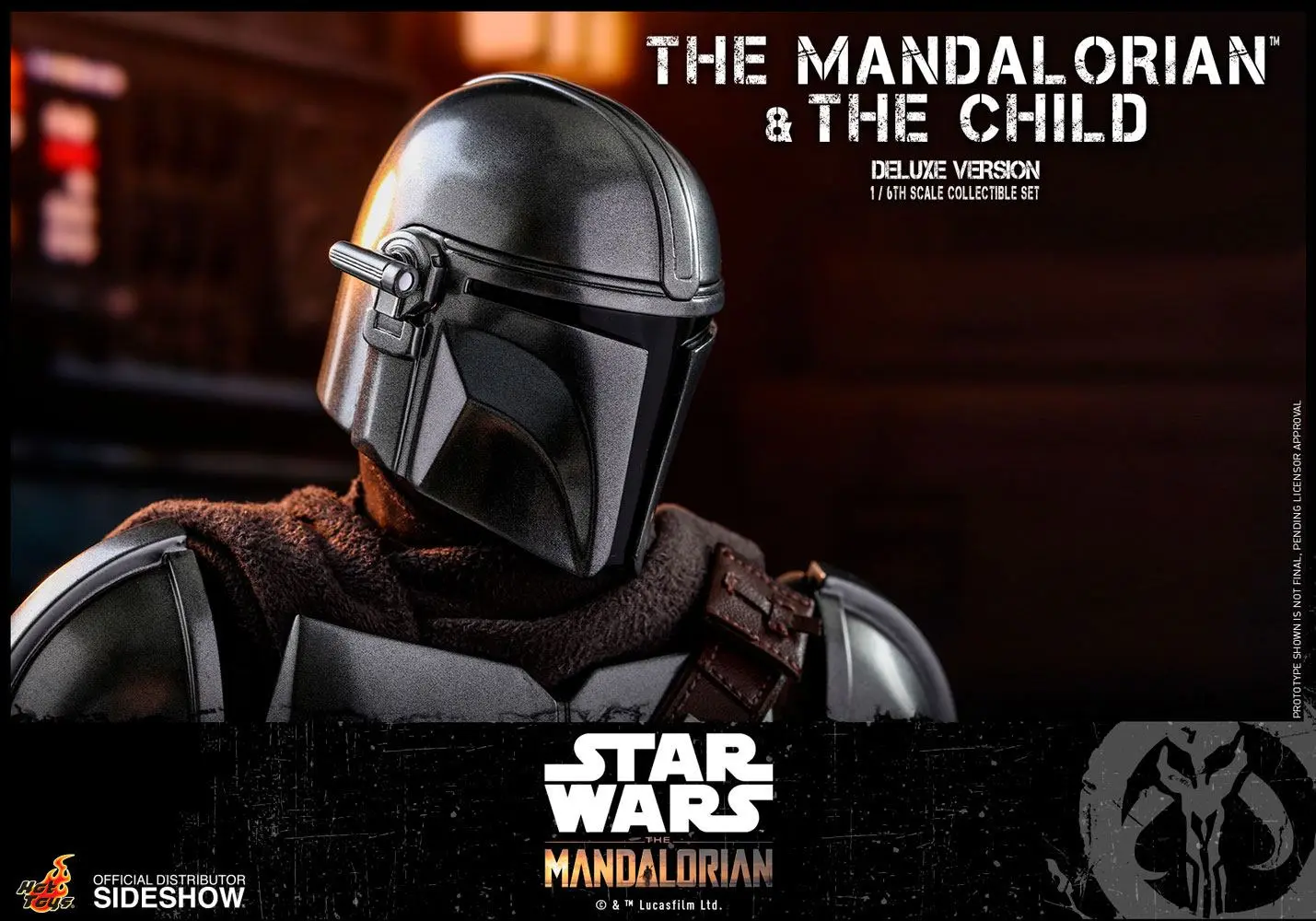 Star Wars The Mandalorian 1/6 The Mandalorian &amp; The Child Deluxe akciófigura csomag 30 cm termékfotó