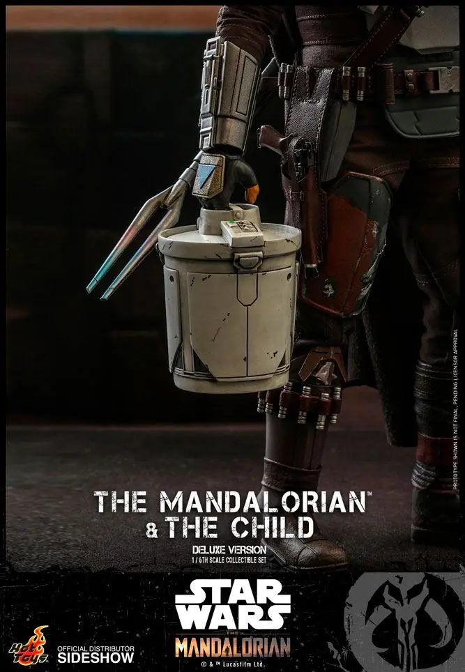 Star Wars The Mandalorian 1/6 The Mandalorian &amp; The Child Deluxe akciófigura csomag 30 cm termékfotó