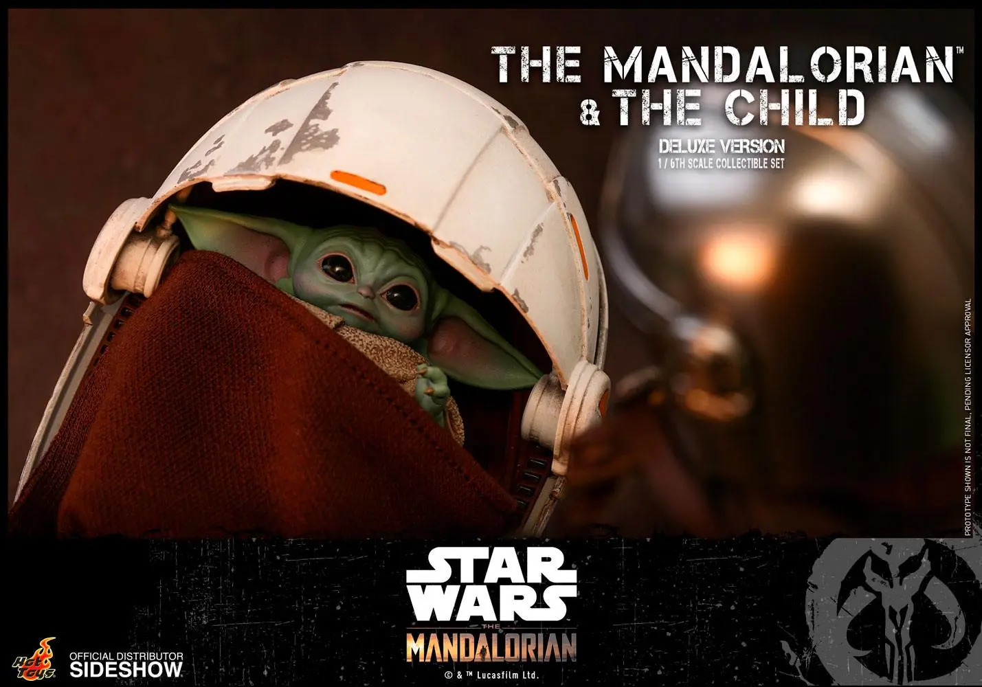 Star Wars The Mandalorian 1/6 The Mandalorian &amp; The Child Deluxe akciófigura csomag 30 cm termékfotó