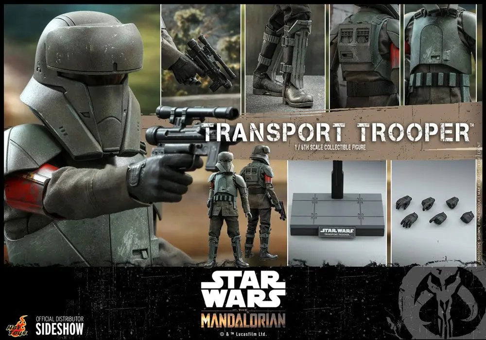 Star Wars The Mandalorian 1/6 Transport Trooper akciófigura 31 cm termékfotó