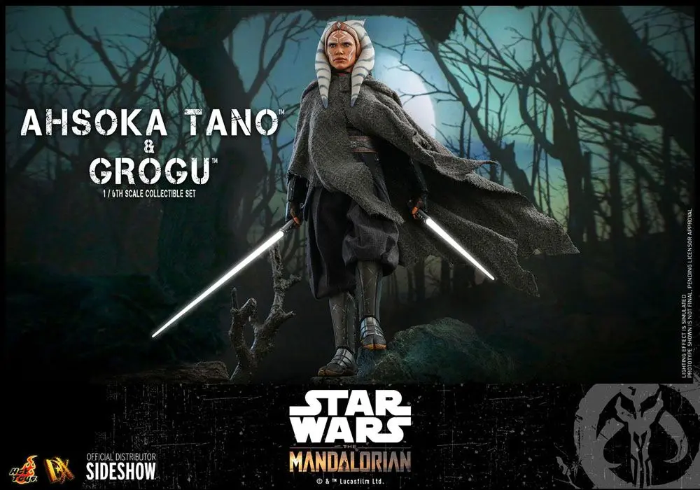 Star Wars The Mandalorian Actionfiguren Doppelpack 1/6 Ahsoka Tano & Grogu 29 cm termékfotó