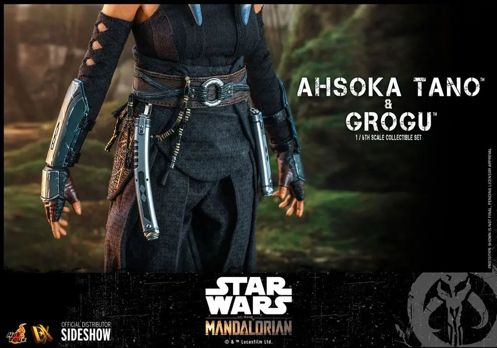 Star Wars The Mandalorian Actionfiguren Doppelpack 1/6 Ahsoka Tano & Grogu 29 cm termékfotó