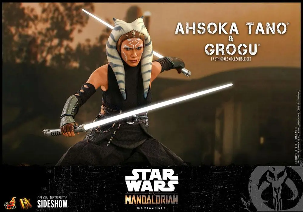 Star Wars The Mandalorian Actionfiguren Doppelpack 1/6 Ahsoka Tano & Grogu 29 cm termékfotó