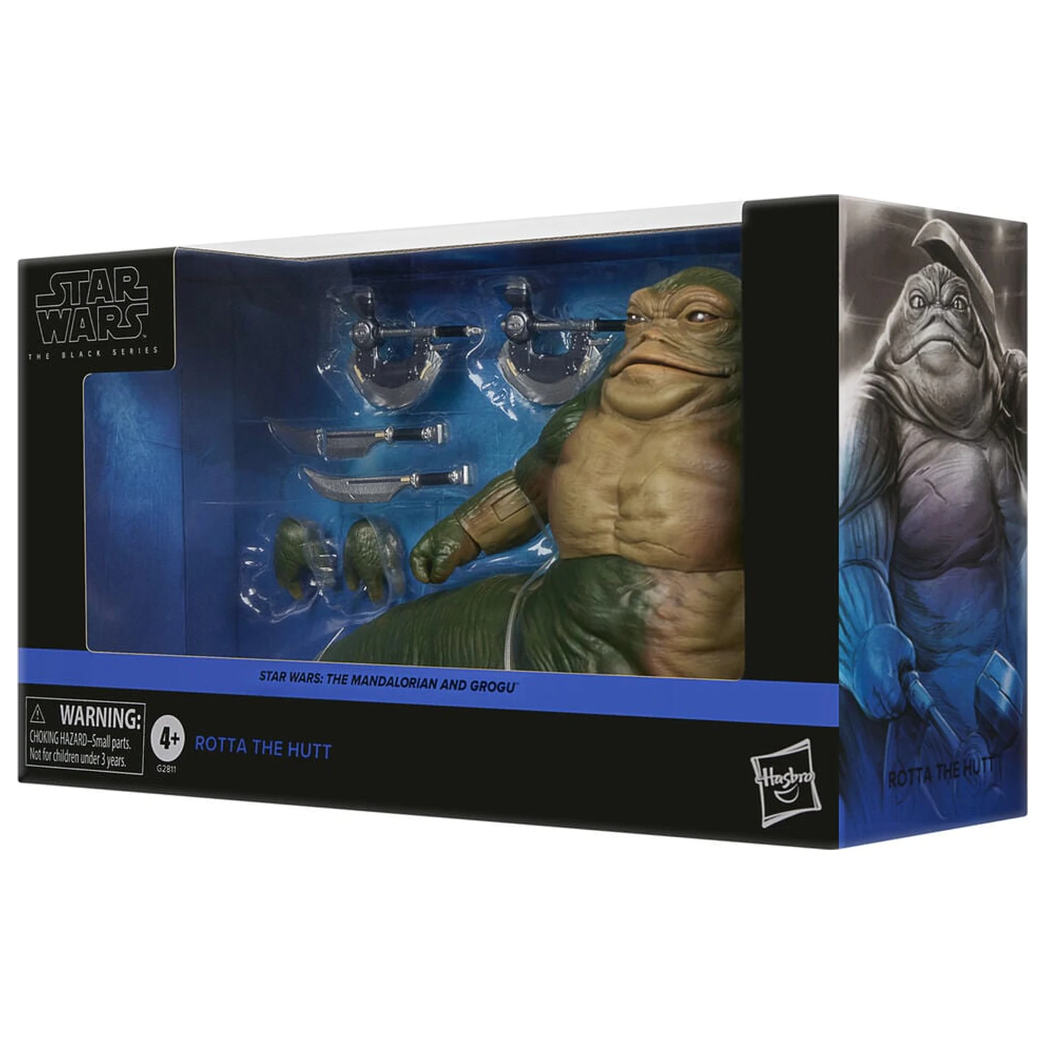 Star Wars The Mandalorian and Grog Rotta The Hutt figura 16cm termékfotó