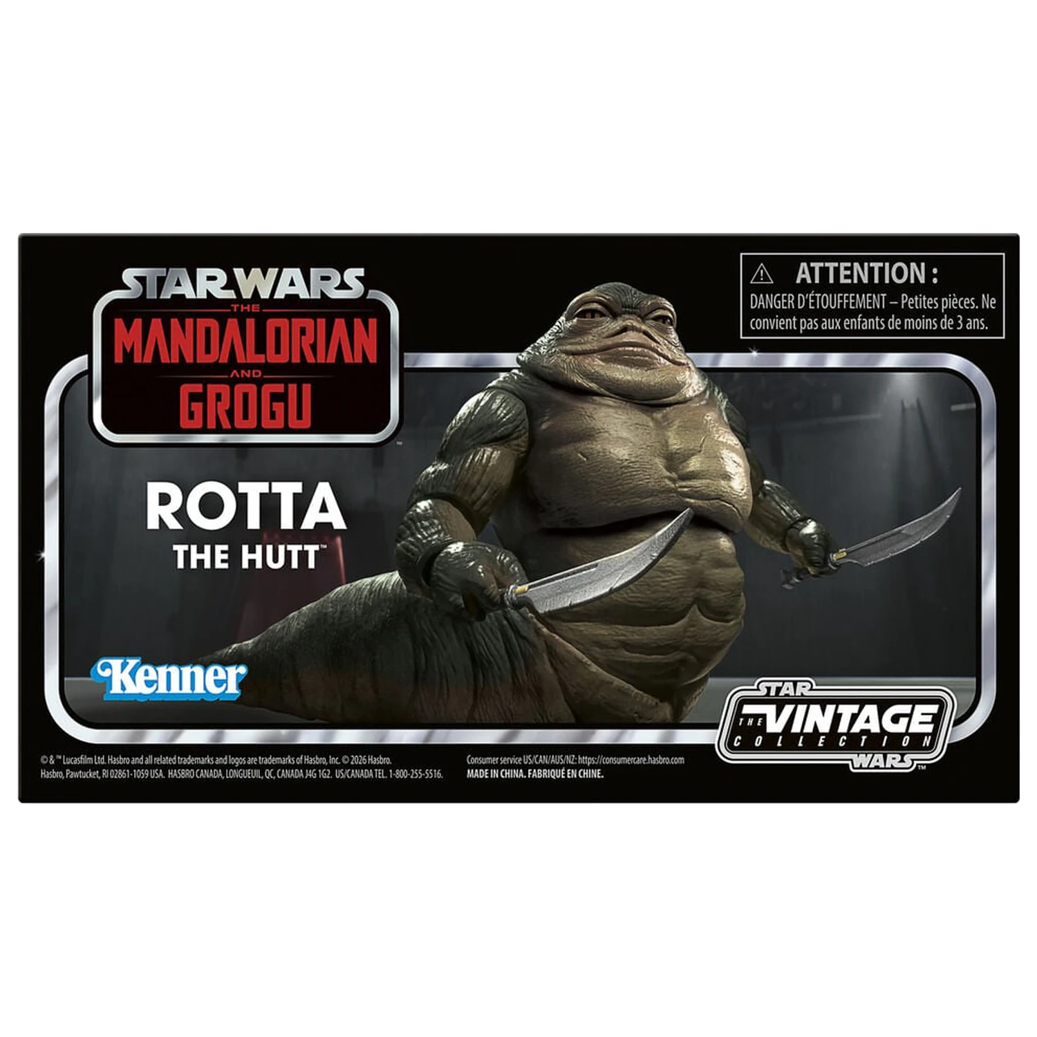 Star Wars The Mandalorian and Grog Rotta The Hutt figura 9,5cm termékfotó