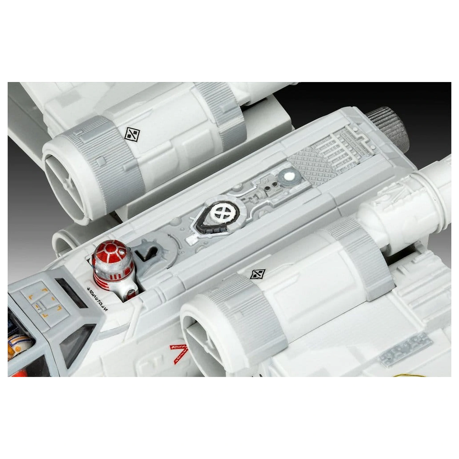Star Wars The Mandalorian and Grogu Revell 1/57 New Republic X-Wing Fighter modell készlet 22 cm termékfotó