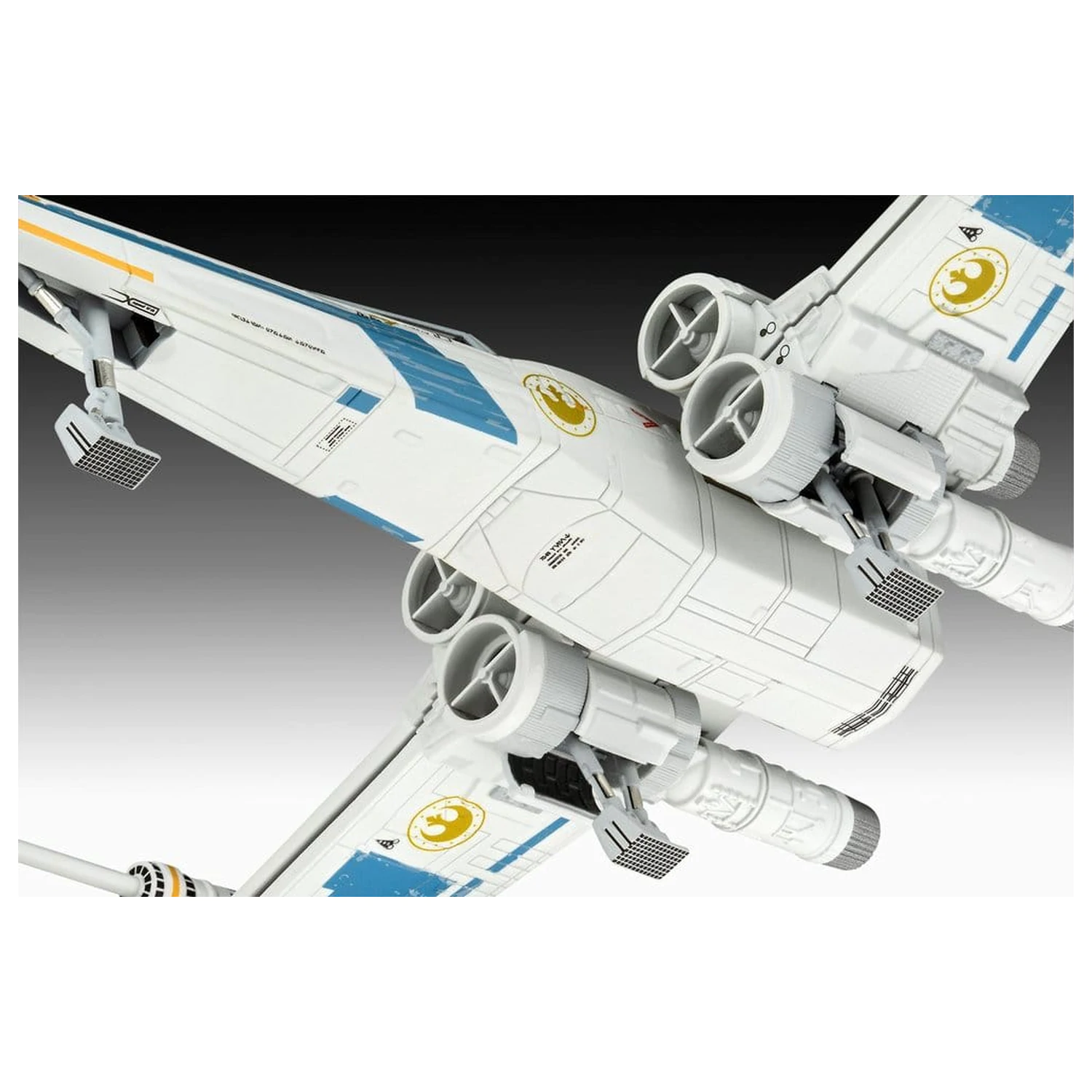 Star Wars The Mandalorian and Grogu Revell 1/57 New Republic X-Wing Fighter modell készlet 22 cm termékfotó