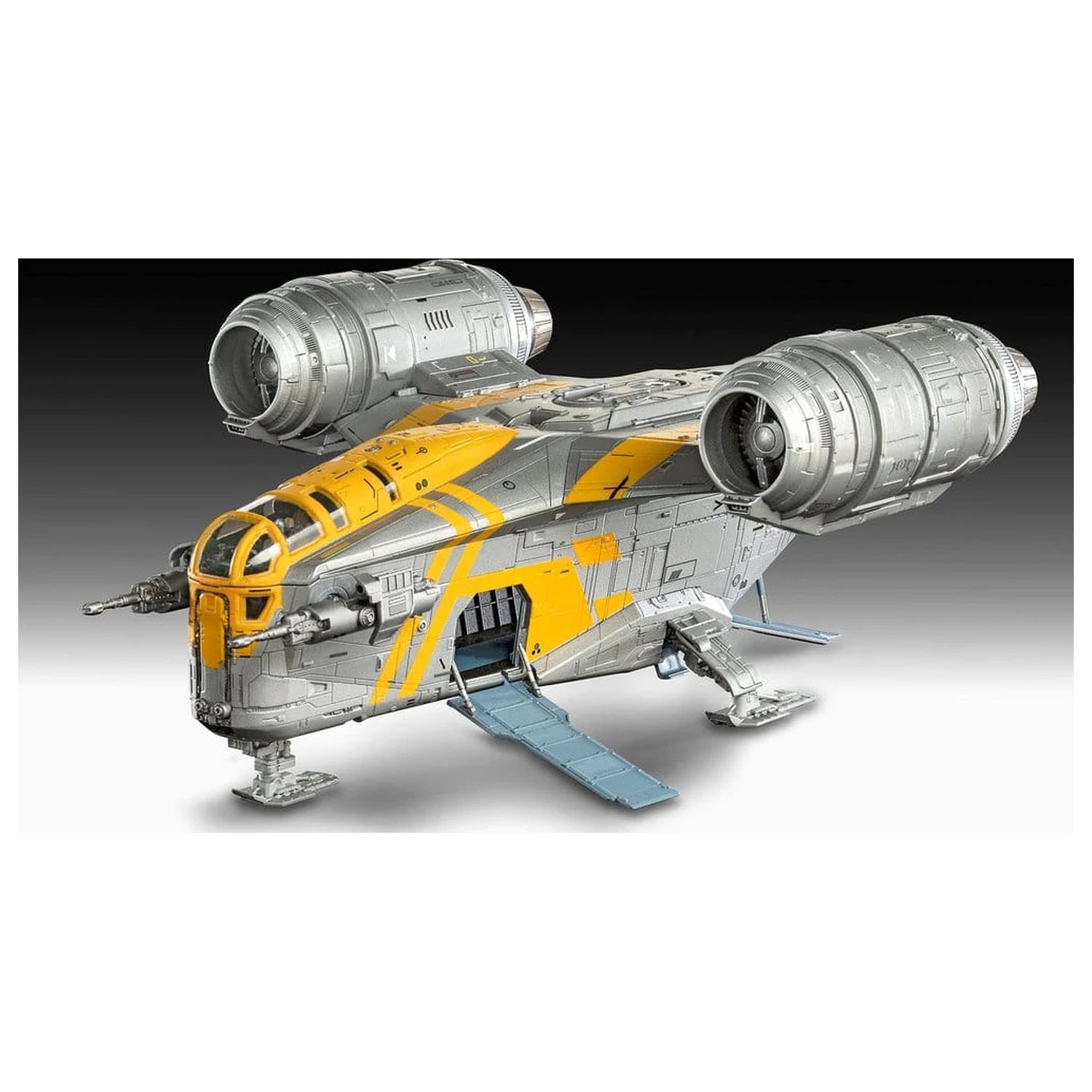 Star Wars The Mandalorian and Grogu Revell 1/72 Razor Crest modell készlet 34 cm termékfotó