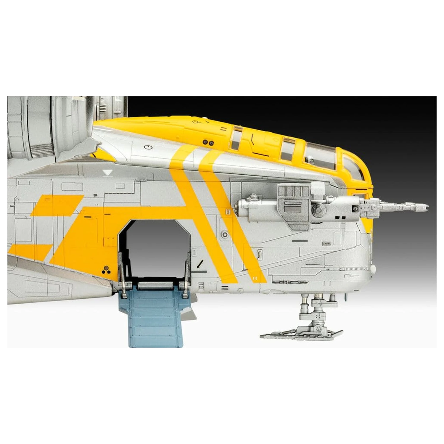 Star Wars The Mandalorian and Grogu Revell 1/72 Razor Crest modell készlet 34 cm termékfotó