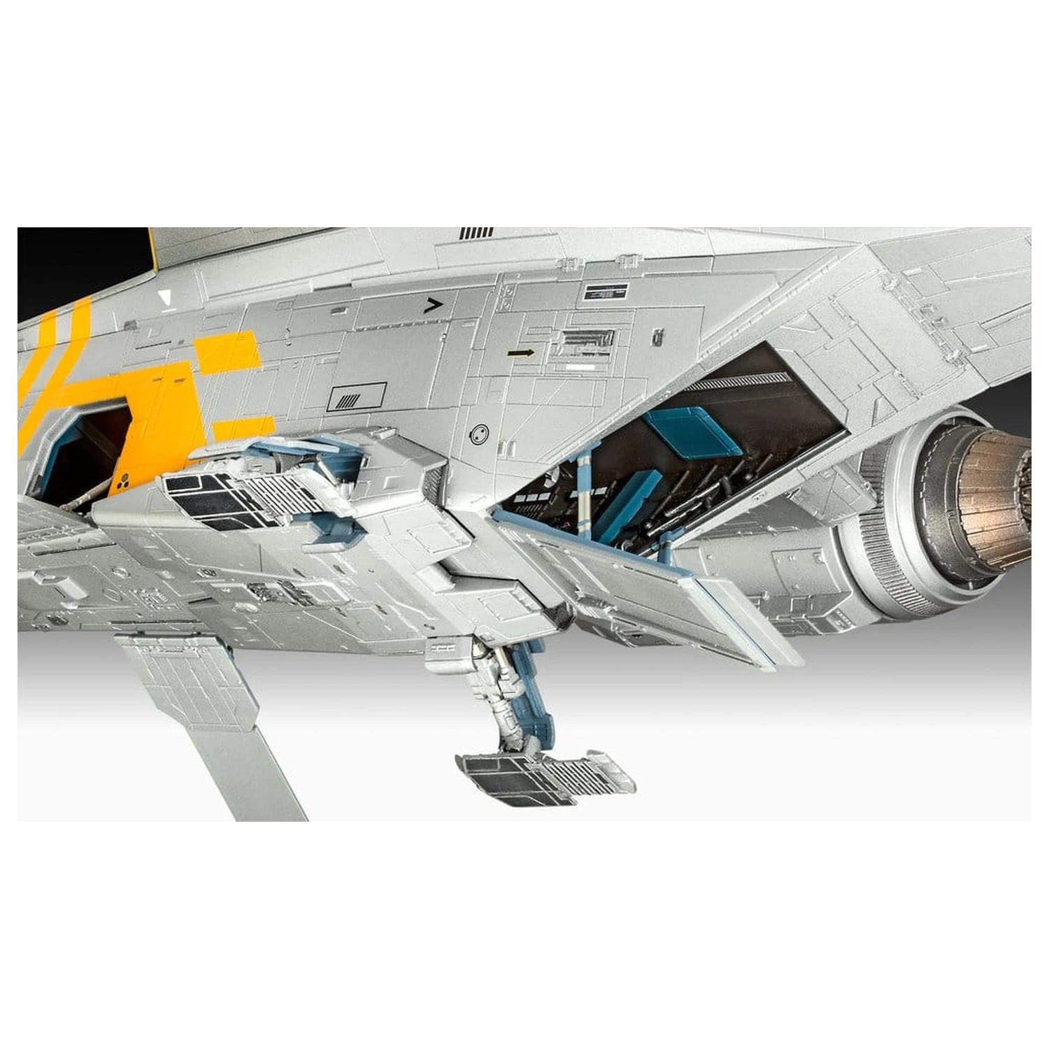 Star Wars The Mandalorian and Grogu Revell 1/72 Razor Crest modell készlet 34 cm termékfotó