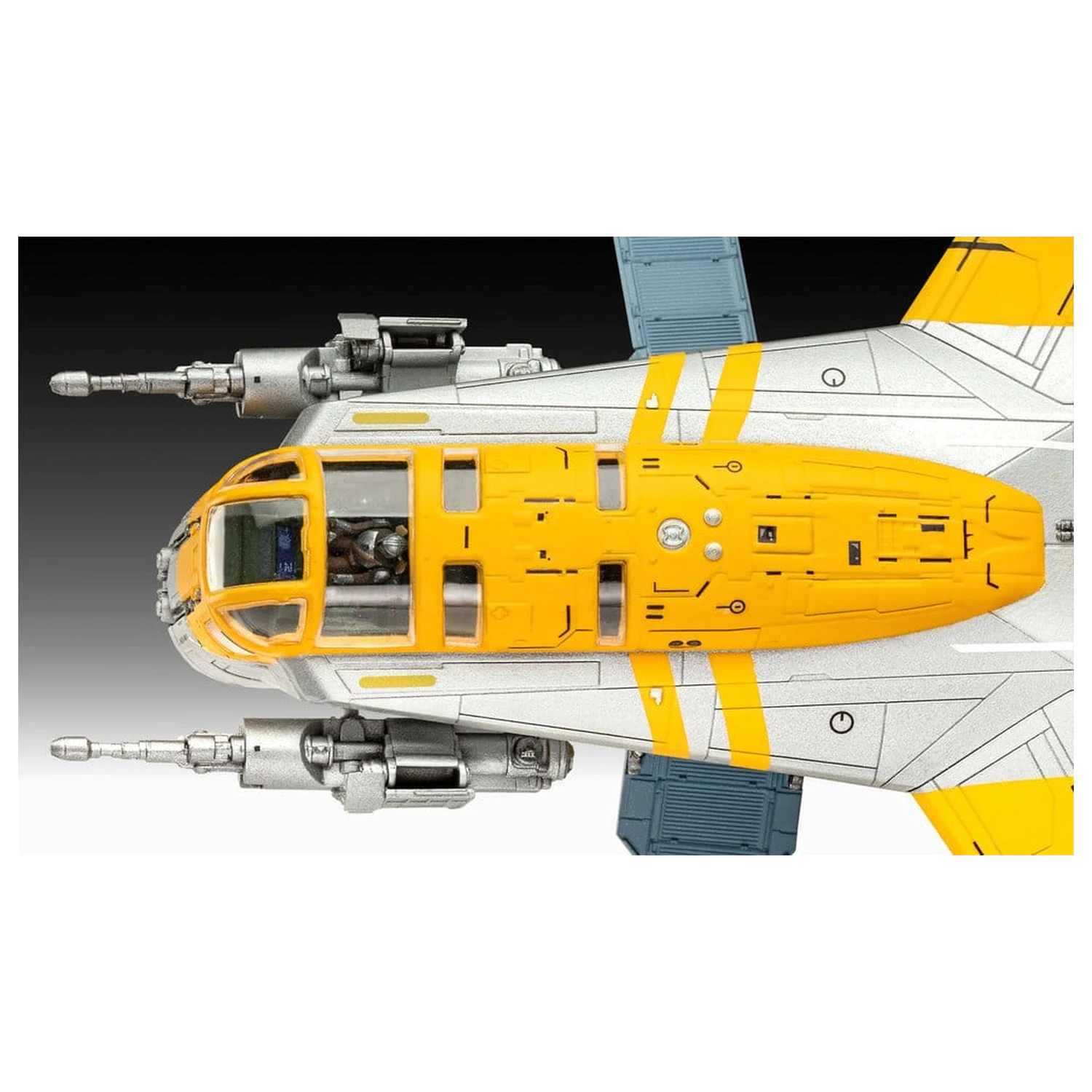 Star Wars The Mandalorian and Grogu Revell 1/72 Razor Crest modell készlet 34 cm termékfotó