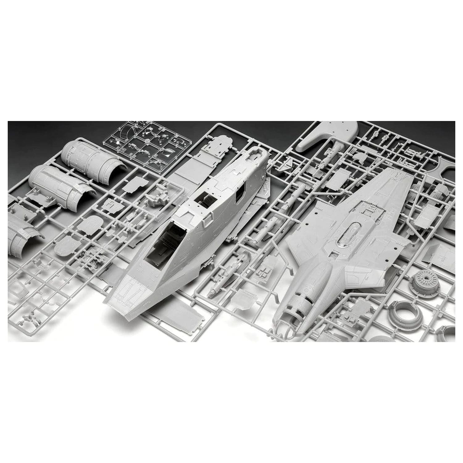 Star Wars The Mandalorian and Grogu Revell 1/72 Razor Crest modell készlet 34 cm termékfotó