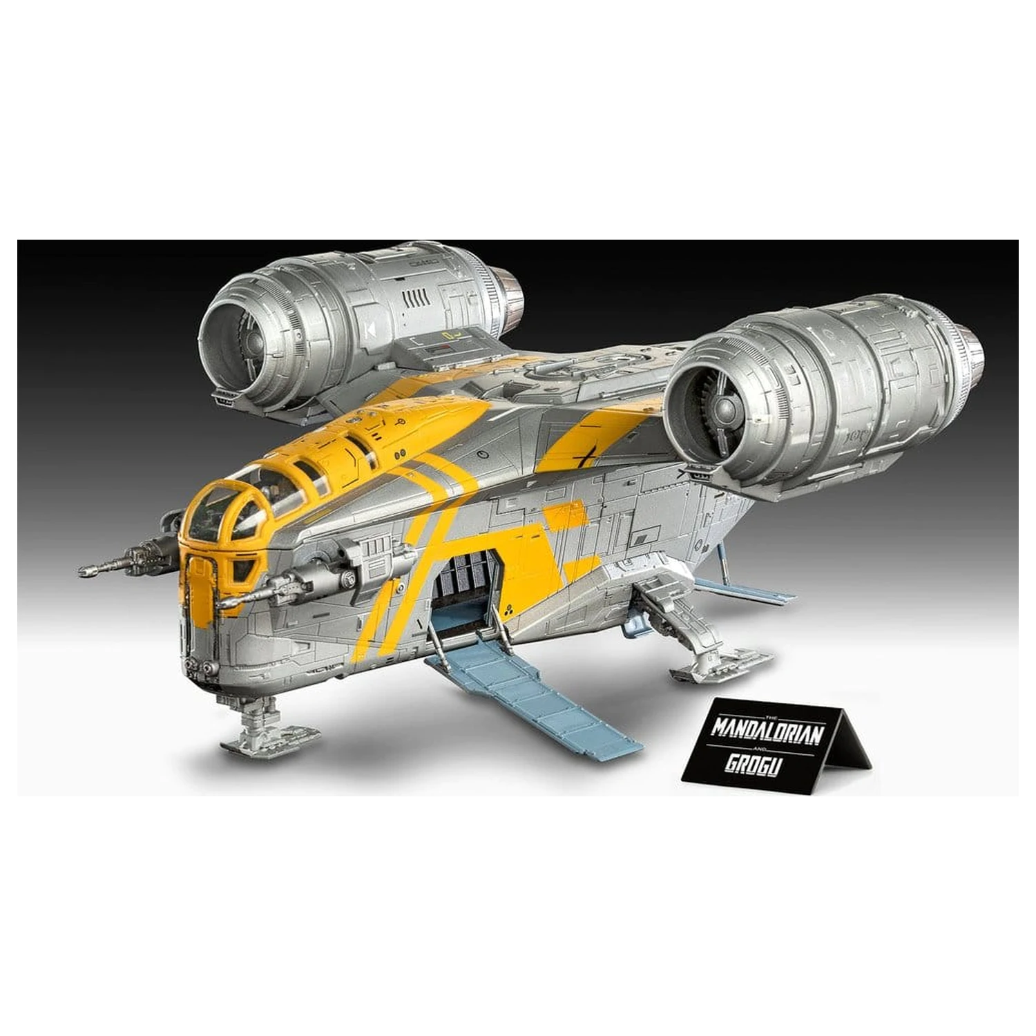 Star Wars The Mandalorian and Grogu Revell 1/72 Razor Crest modell készlet 34 cm termékfotó