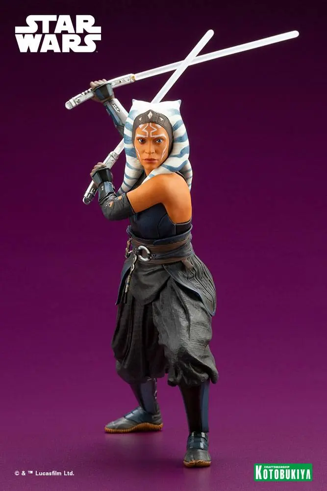 Star Wars The Mandalorian ARTFX 1/10 Ahsoka Tano szobor figura 19 cm termékfotó