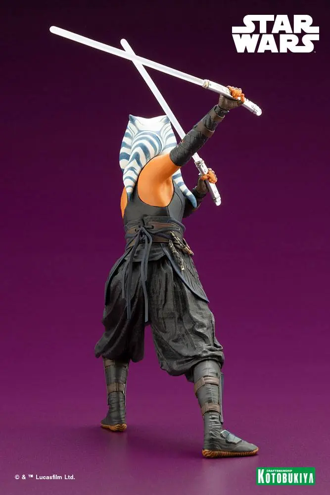 Star Wars The Mandalorian ARTFX 1/10 Ahsoka Tano szobor figura 19 cm termékfotó