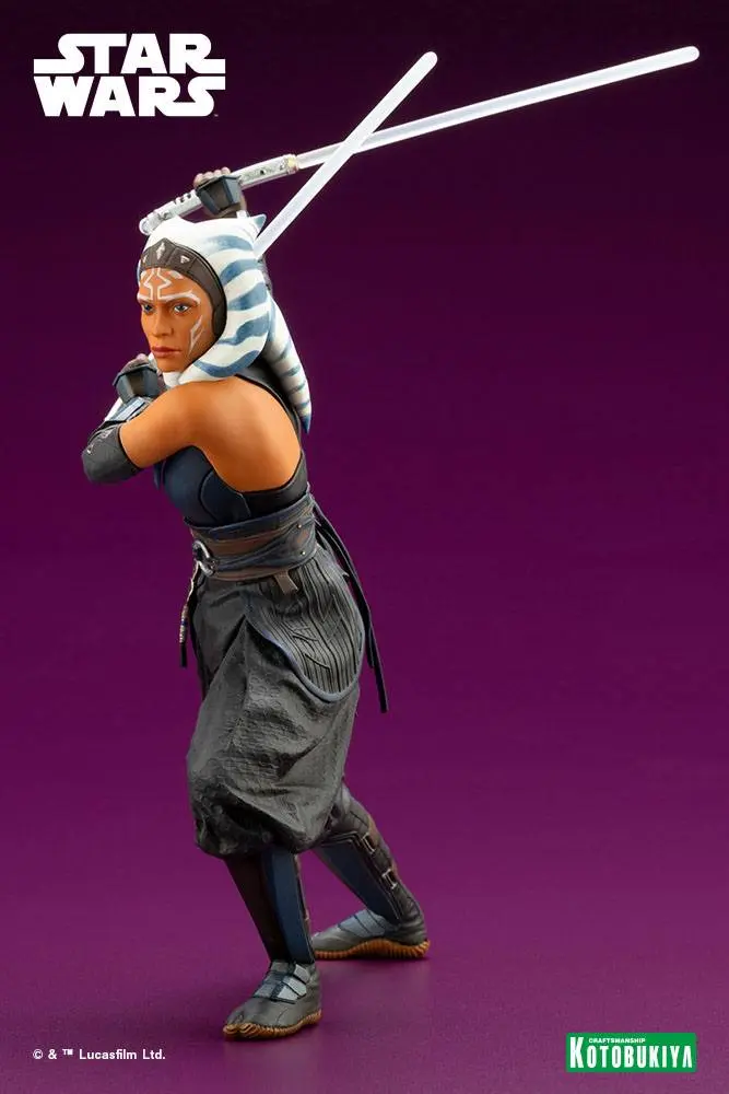 Star Wars The Mandalorian ARTFX 1/10 Ahsoka Tano szobor figura 19 cm termékfotó