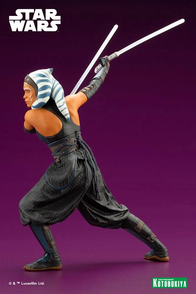 Star Wars The Mandalorian ARTFX 1/10 Ahsoka Tano szobor figura 19 cm termékfotó