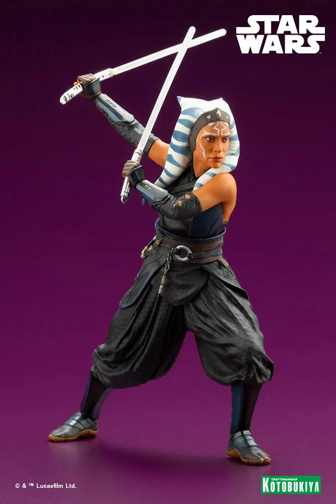 Star Wars The Mandalorian ARTFX 1/10 Ahsoka Tano szobor figura 19 cm termékfotó