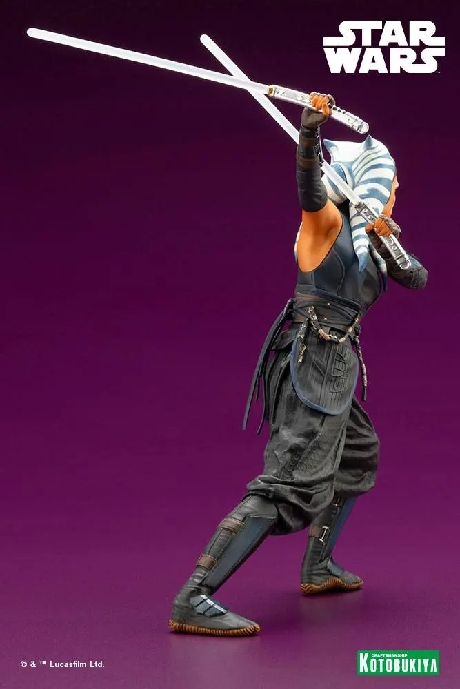 Star Wars The Mandalorian ARTFX 1/10 Ahsoka Tano szobor figura 19 cm termékfotó