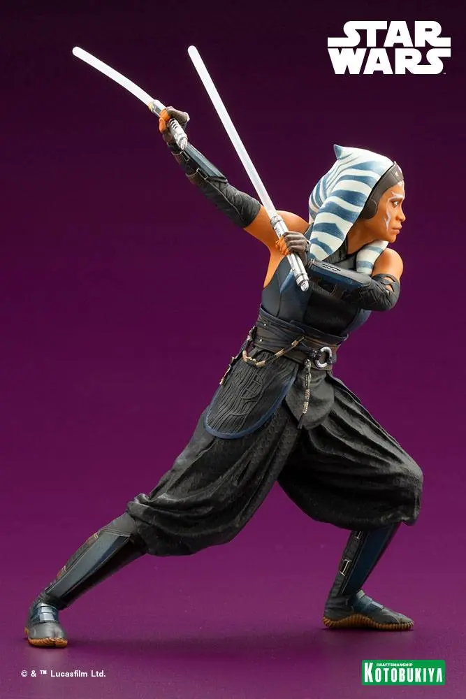 Star Wars The Mandalorian ARTFX 1/10 Ahsoka Tano szobor figura 19 cm termékfotó