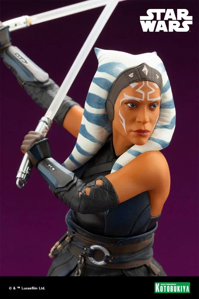 Star Wars The Mandalorian ARTFX 1/10 Ahsoka Tano szobor figura 19 cm termékfotó