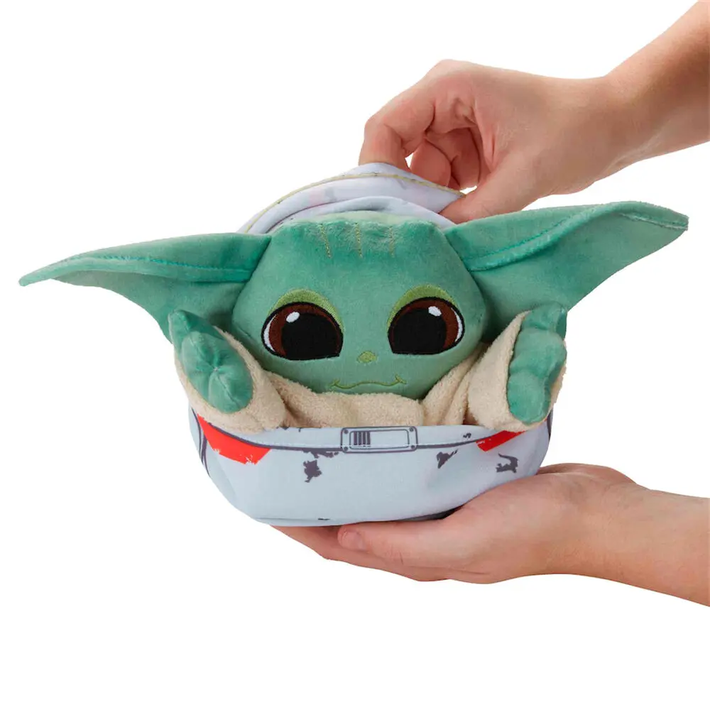 Star Wars The Mandalorian Baby Yoda transform plüss termékfotó