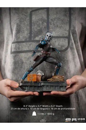 Star Wars The Mandalorian BDS Art Scale 1/10 Bo-Katan szobor figura 21 cm termékfotó