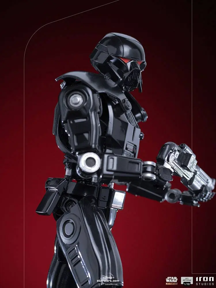 Star Wars The Mandalorian BDS Art Scale 1/10 Dark Trooper szobor figura 24 cm termékfotó