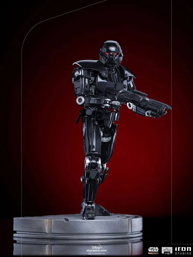 Star Wars The Mandalorian BDS Art Scale 1/10 Dark Trooper szobor figura 24 cm termékfotó