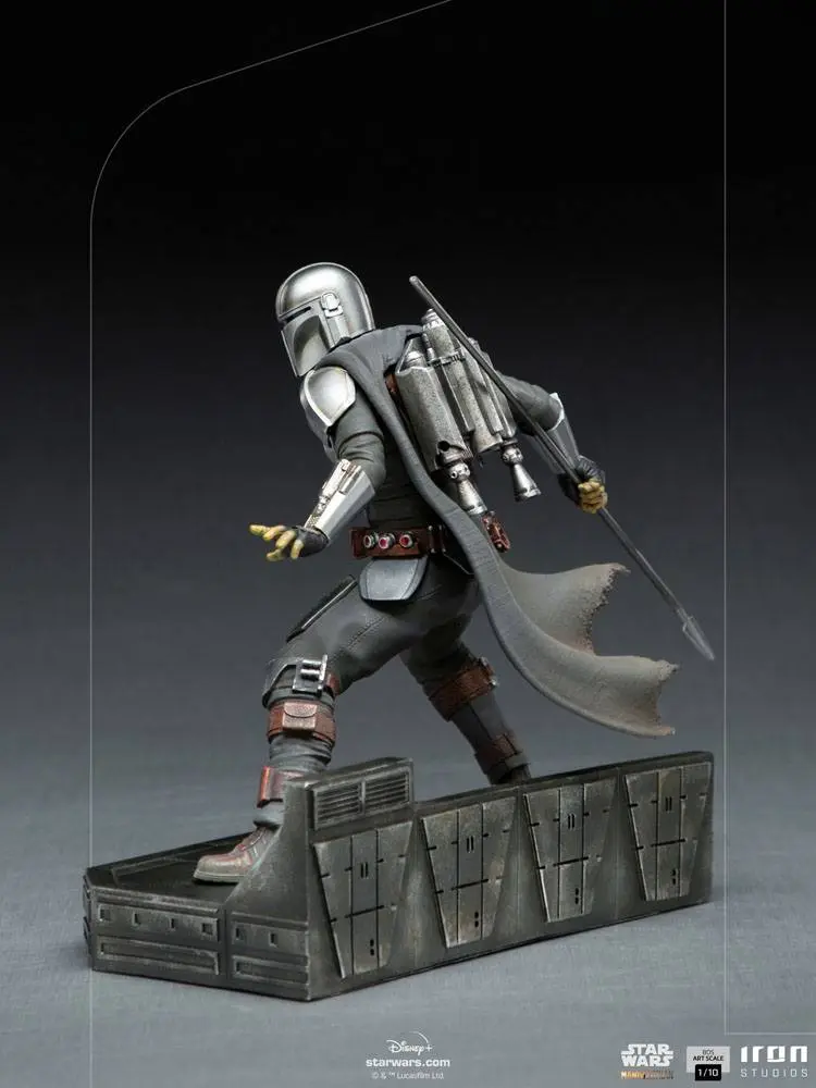 Star Wars The Mandalorian BDS Art Scale 1/10 Mandalorian szobor figura 20 cm termékfotó