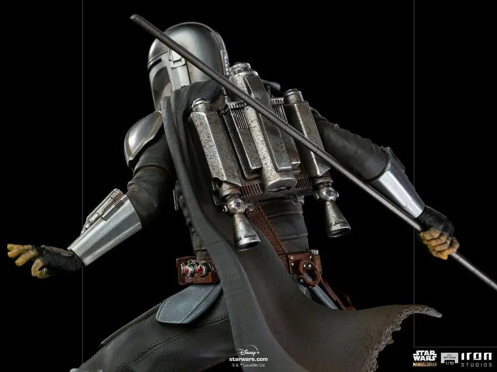 Star Wars The Mandalorian BDS Art Scale 1/10 Mandalorian szobor figura 20 cm termékfotó