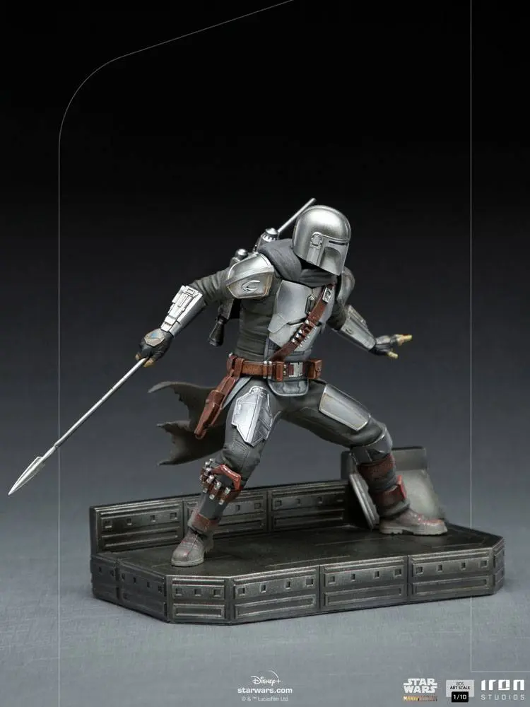 Star Wars The Mandalorian BDS Art Scale 1/10 Mandalorian szobor figura 20 cm termékfotó