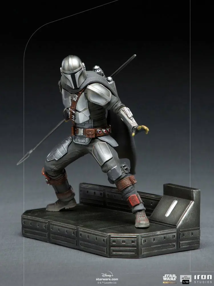 Star Wars The Mandalorian BDS Art Scale 1/10 Mandalorian szobor figura 20 cm termékfotó