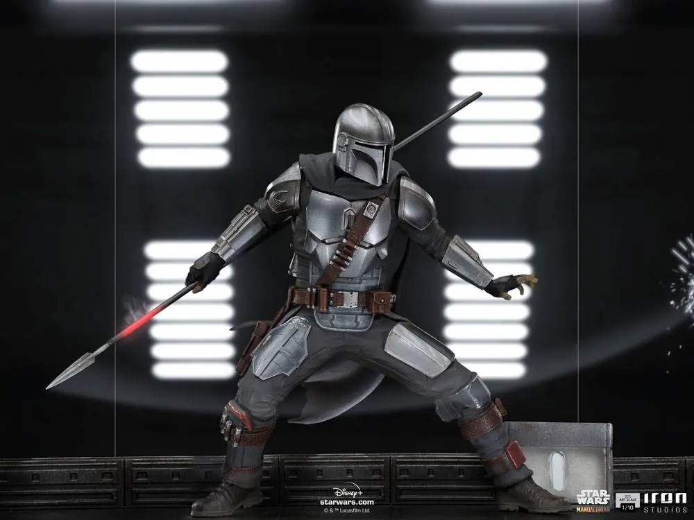 Star Wars The Mandalorian BDS Art Scale 1/10 Mandalorian szobor figura 20 cm termékfotó