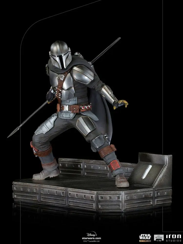 Star Wars The Mandalorian BDS Art Scale 1/10 Mandalorian szobor figura 20 cm termékfotó
