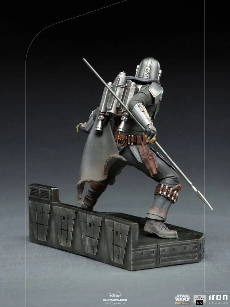 Star Wars The Mandalorian BDS Art Scale 1/10 Mandalorian szobor figura 20 cm termékfotó