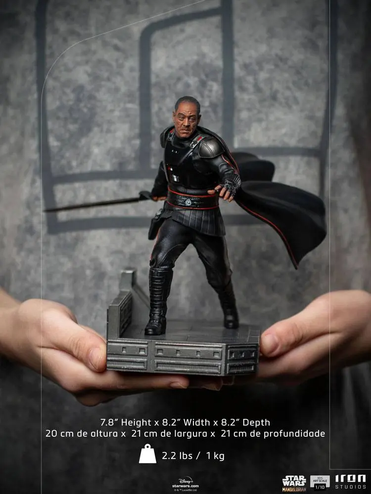 Star Wars The Mandalorian BDS Art Scale 1/10 Moff Gideon szobor figura 20 cm termékfotó
