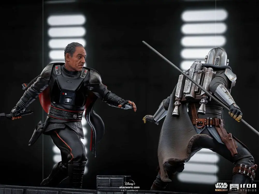 Star Wars The Mandalorian BDS Art Scale 1/10 Moff Gideon szobor figura 20 cm termékfotó