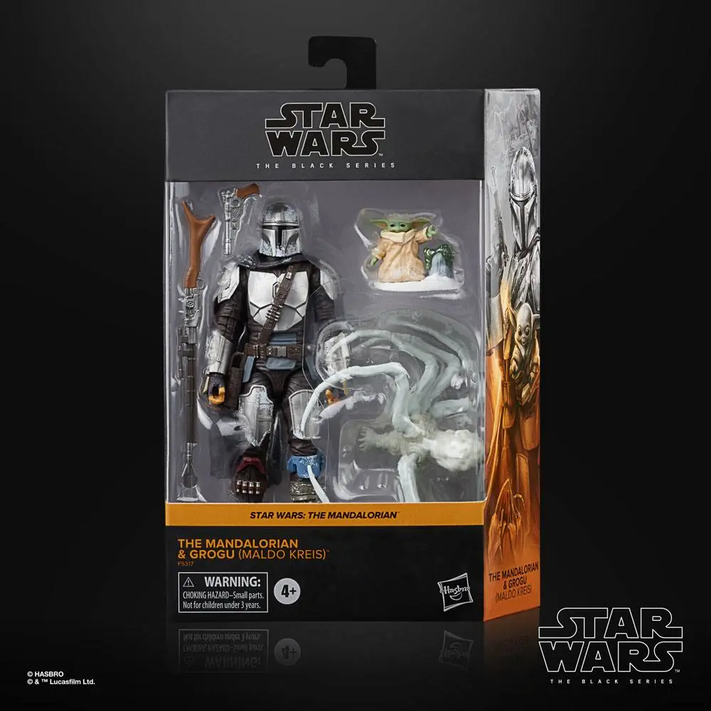 Star Wars The Mandalorian Black Series 2021 Mandalorian &amp; Grogu (Maldo Kreis) akciófigura 15 cm termékfotó