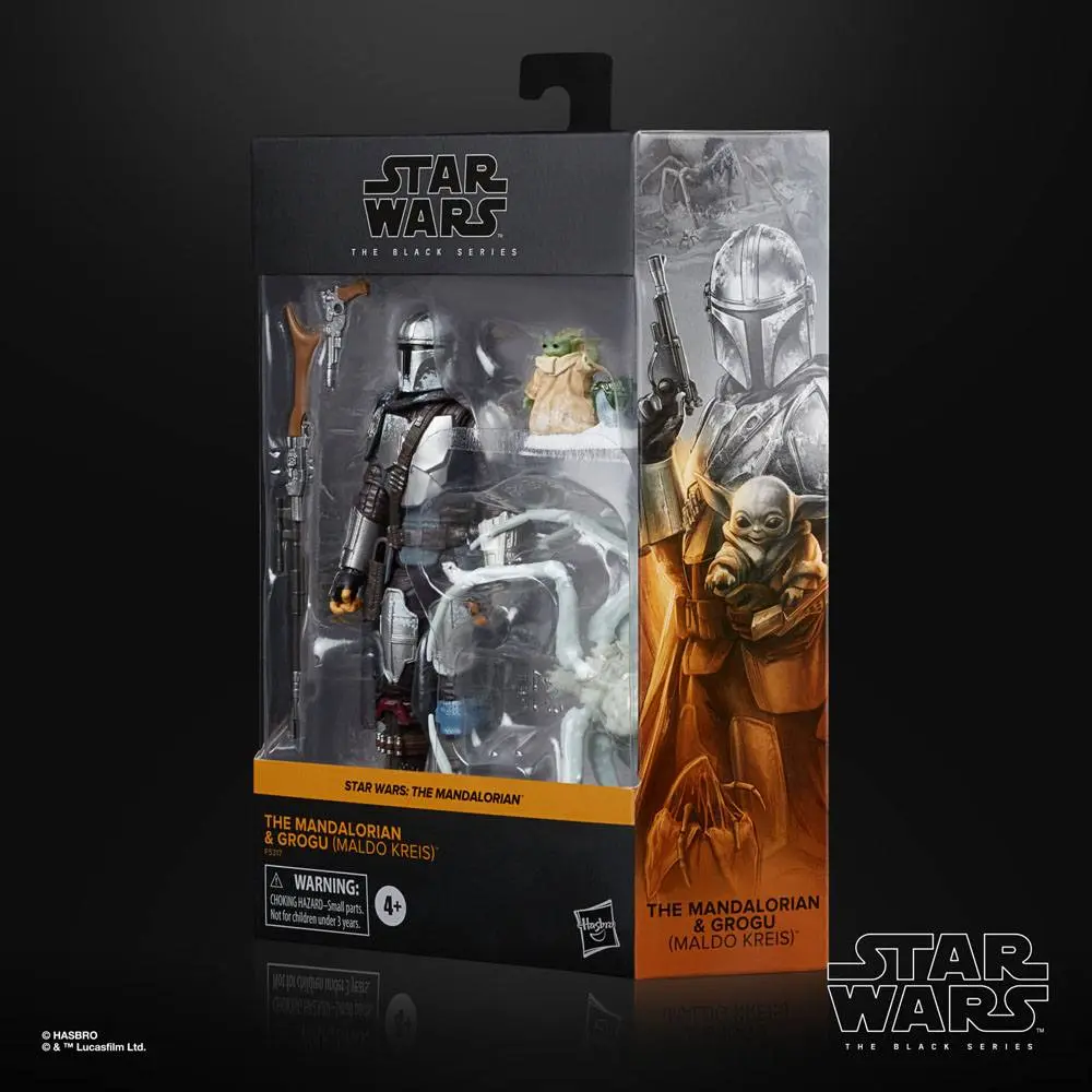 Star Wars The Mandalorian Black Series 2021 Mandalorian &amp; Grogu (Maldo Kreis) akciófigura 15 cm termékfotó
